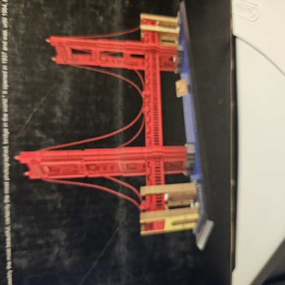 Red Golden Gate Bridge Building Set by - Picture 3 of 4